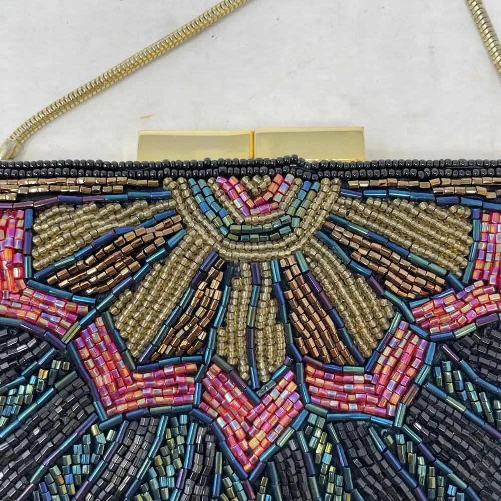 Vintage Studio 18 for La Regale Beaded Purse Shoulder Bag Kisslock